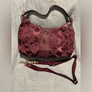Coach Signature Hobo Shoulder Bag F20042